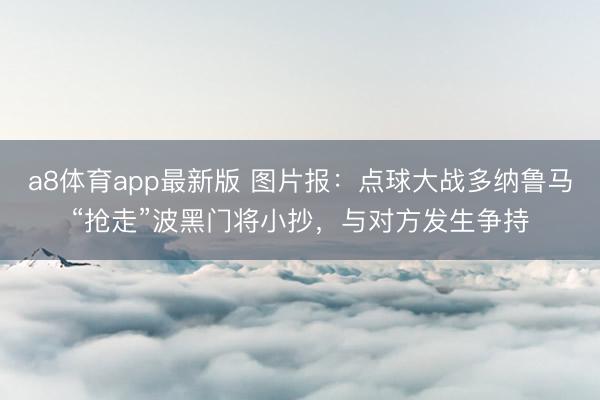 a8体育app最新版 图片报：点球大战多纳鲁马“抢走”波黑门将小抄，与对方发生争持